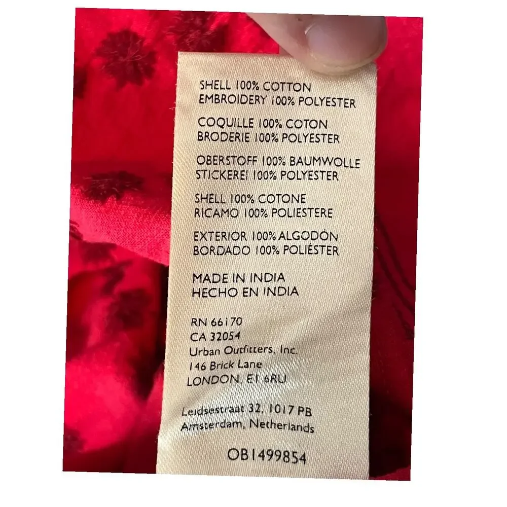 Free People Dress Juni Backless Minidress red X-Small XS